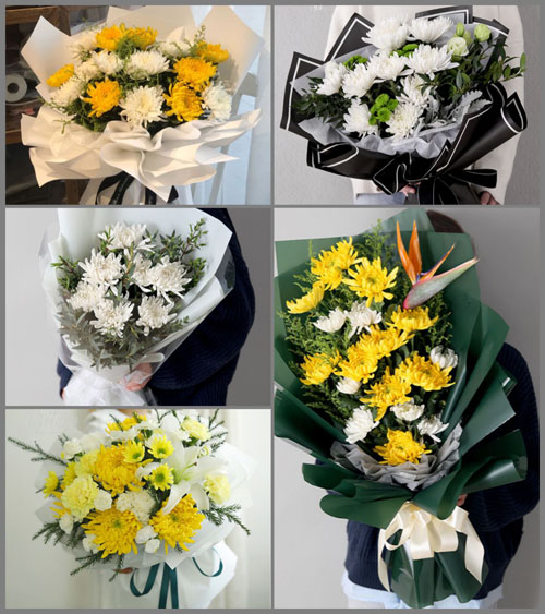 安徽黄山市休宁县榆村乡白事花束代送
